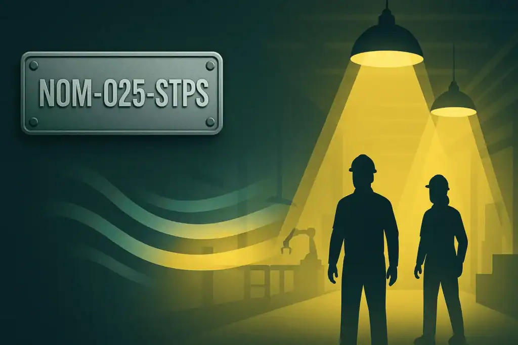 NOM-025-STPS sobre condiciones de iluminación en centros de trabajo industriales.