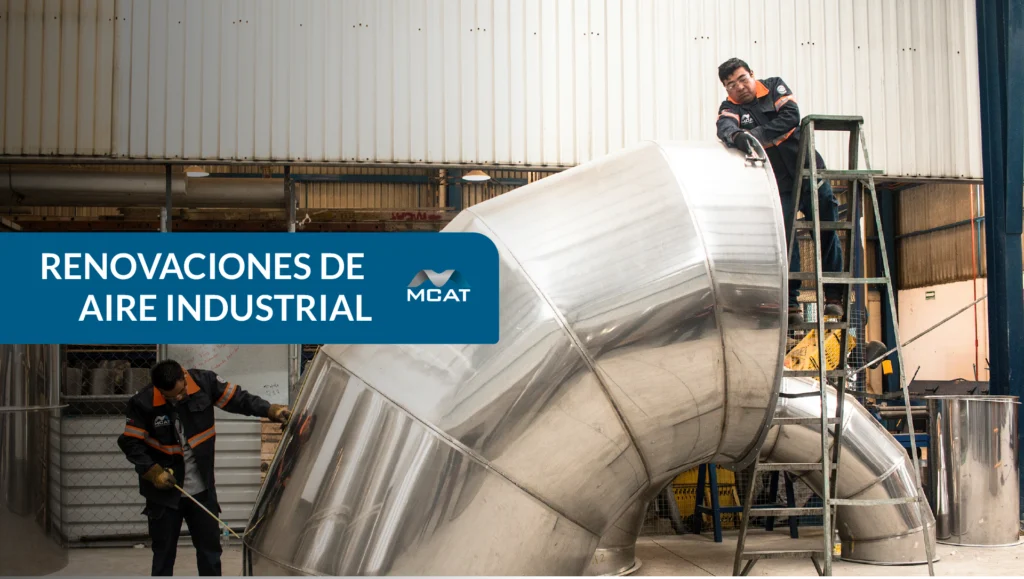 Renovaciones de aire en nave industrial para definir objetivos por proceso, ocupación y temperatura